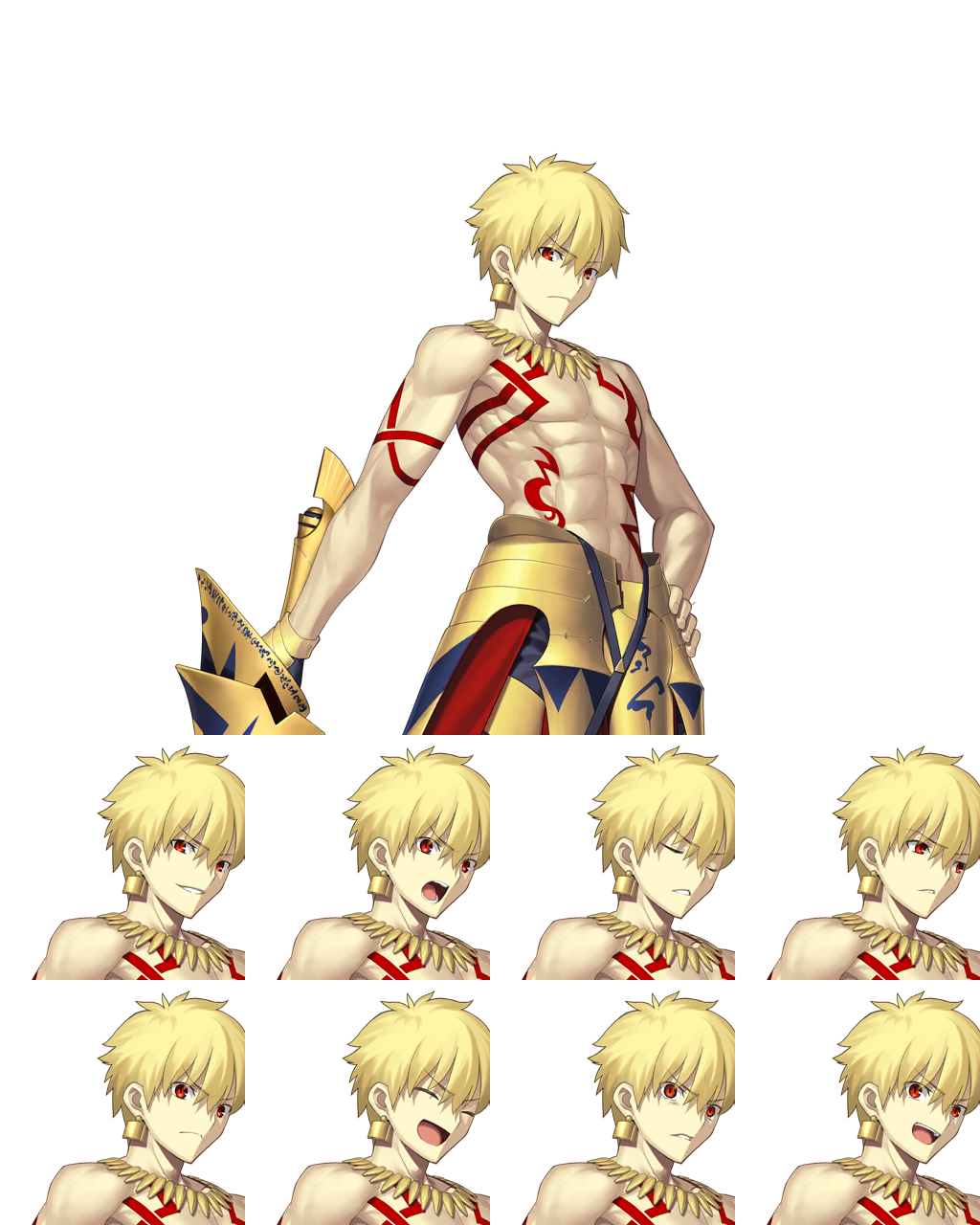 [JP] 5★ Archer - Gilgamesh - Image Assets