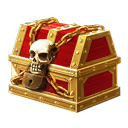 Pirate Treasure Chest (Gold)
